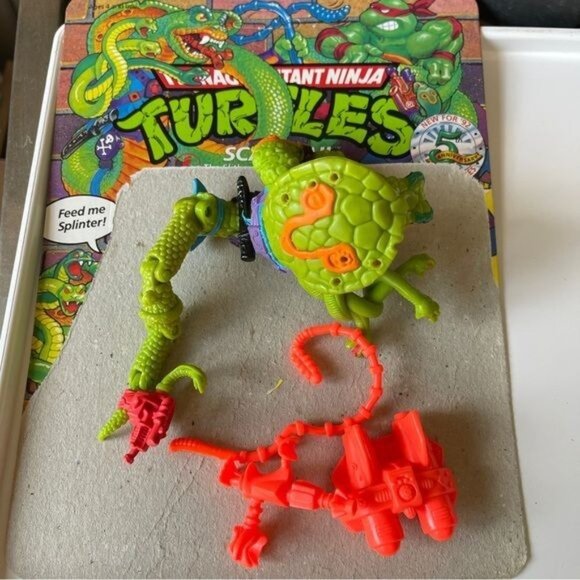 Scale Tail TMNT Snake Action Figure Playmates Teenage Mutant Ninja Turtles 90s - Picture 3 of 11